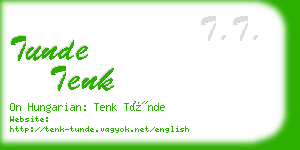 tunde tenk business card